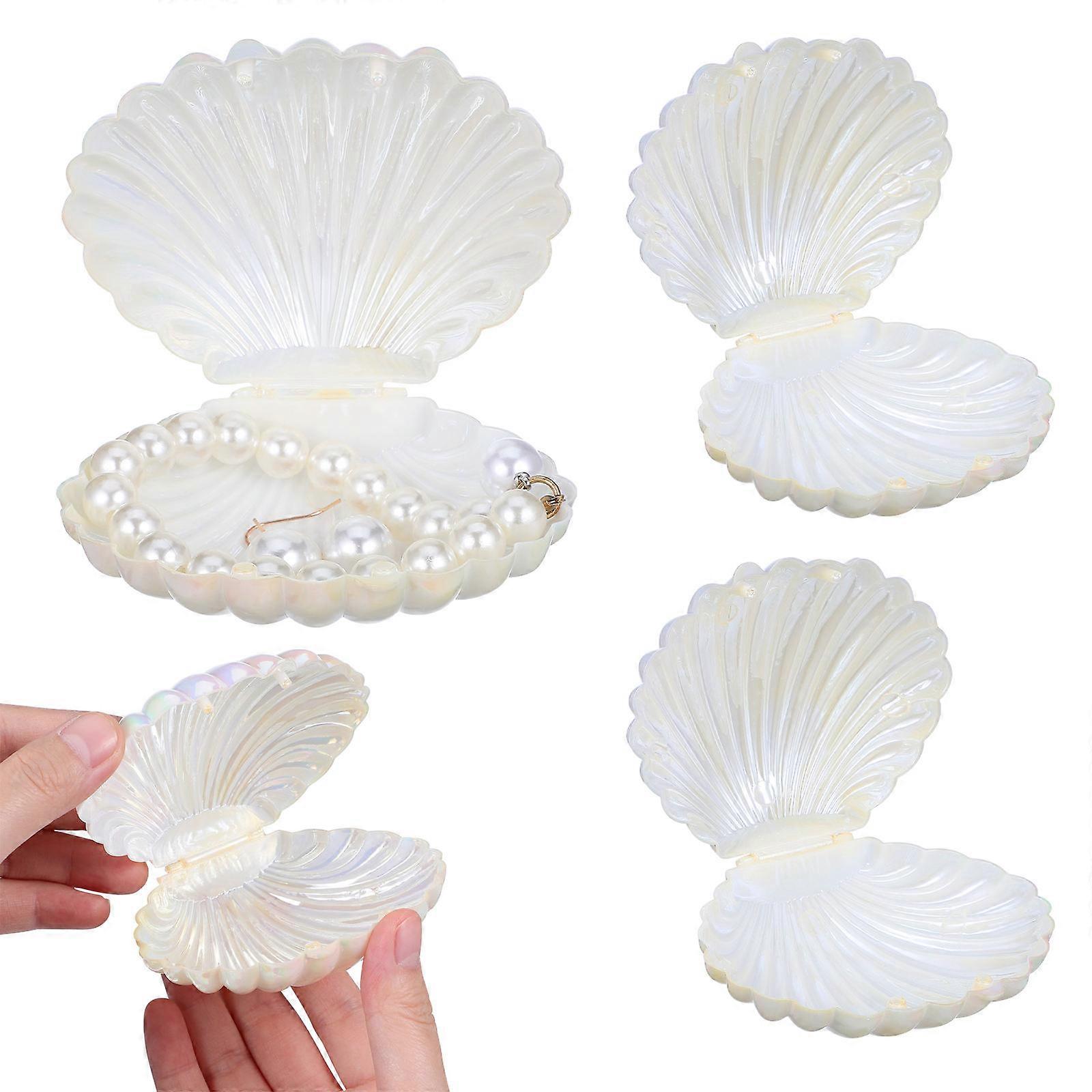 Mini Sea Shell Favor Containers 60 Pcs Storage Boxes Best For Candy Chocolate Party Gifts Featuring Unique Shell Design