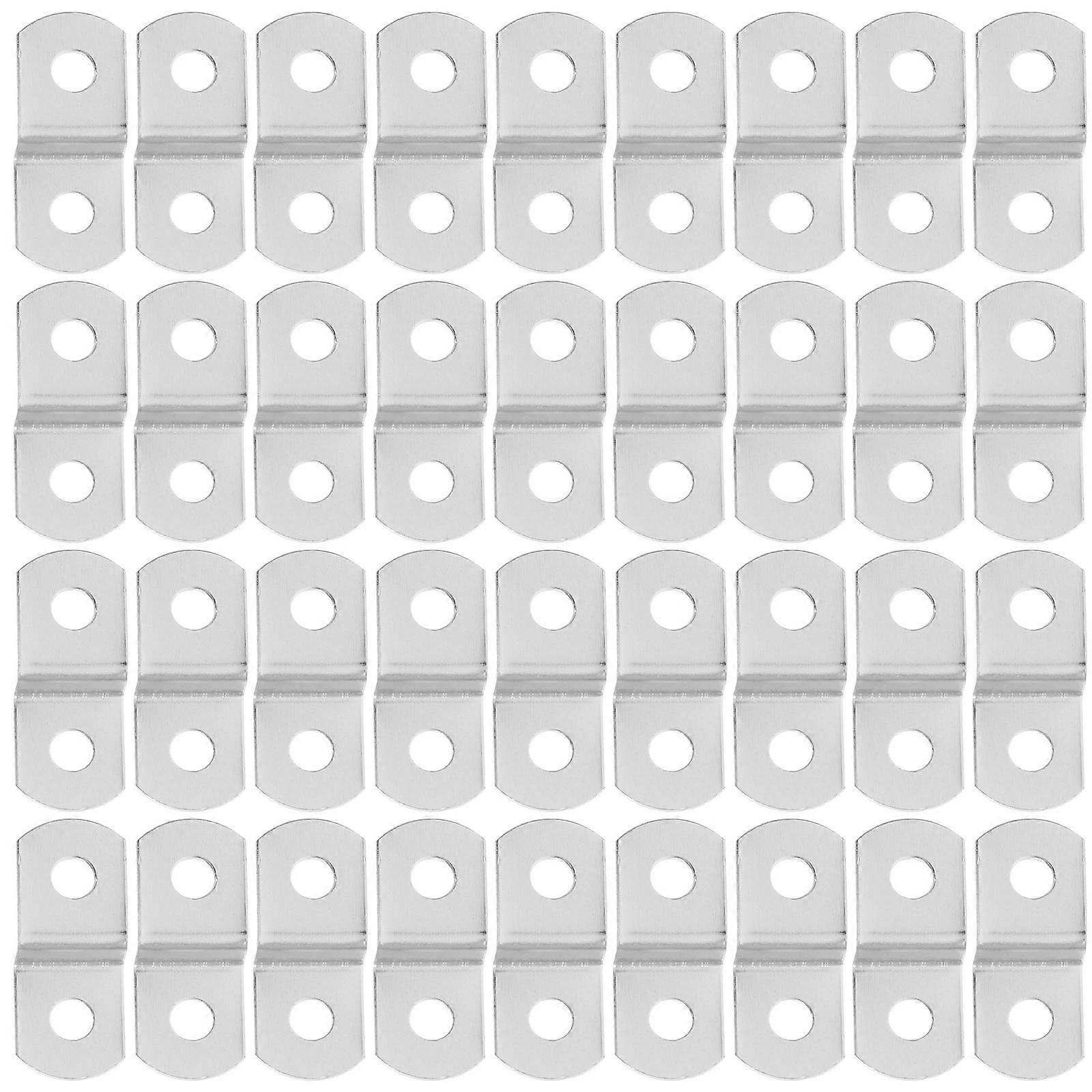 Fixed Clips Connectors for Cabinet Photo Frame Use 240Pcs Silver