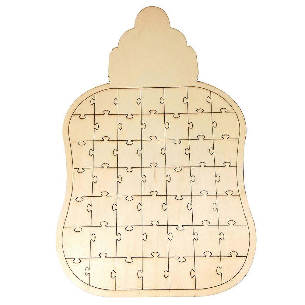 Wooden Guestbook Creative Milk Bottle Shape for Wedding Use 3Pcs Set