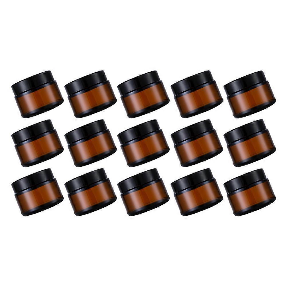 Glass Small Cream Bottle for Storage 30Pcs Empty Cosmetics Jar