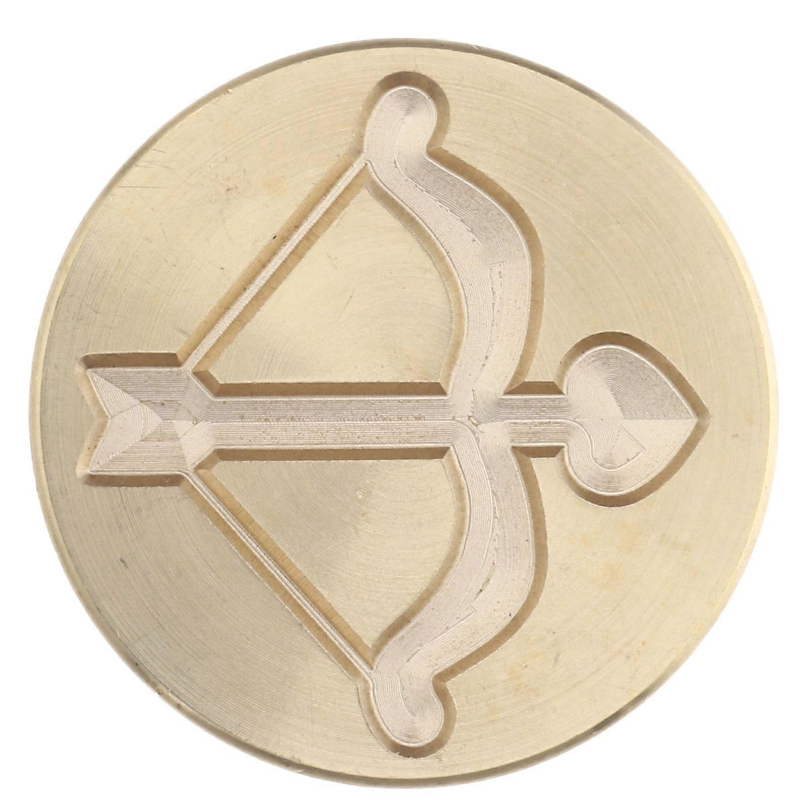 Brass Wax Seal Head for DIY Craft 3Pcs Lacquer Seal