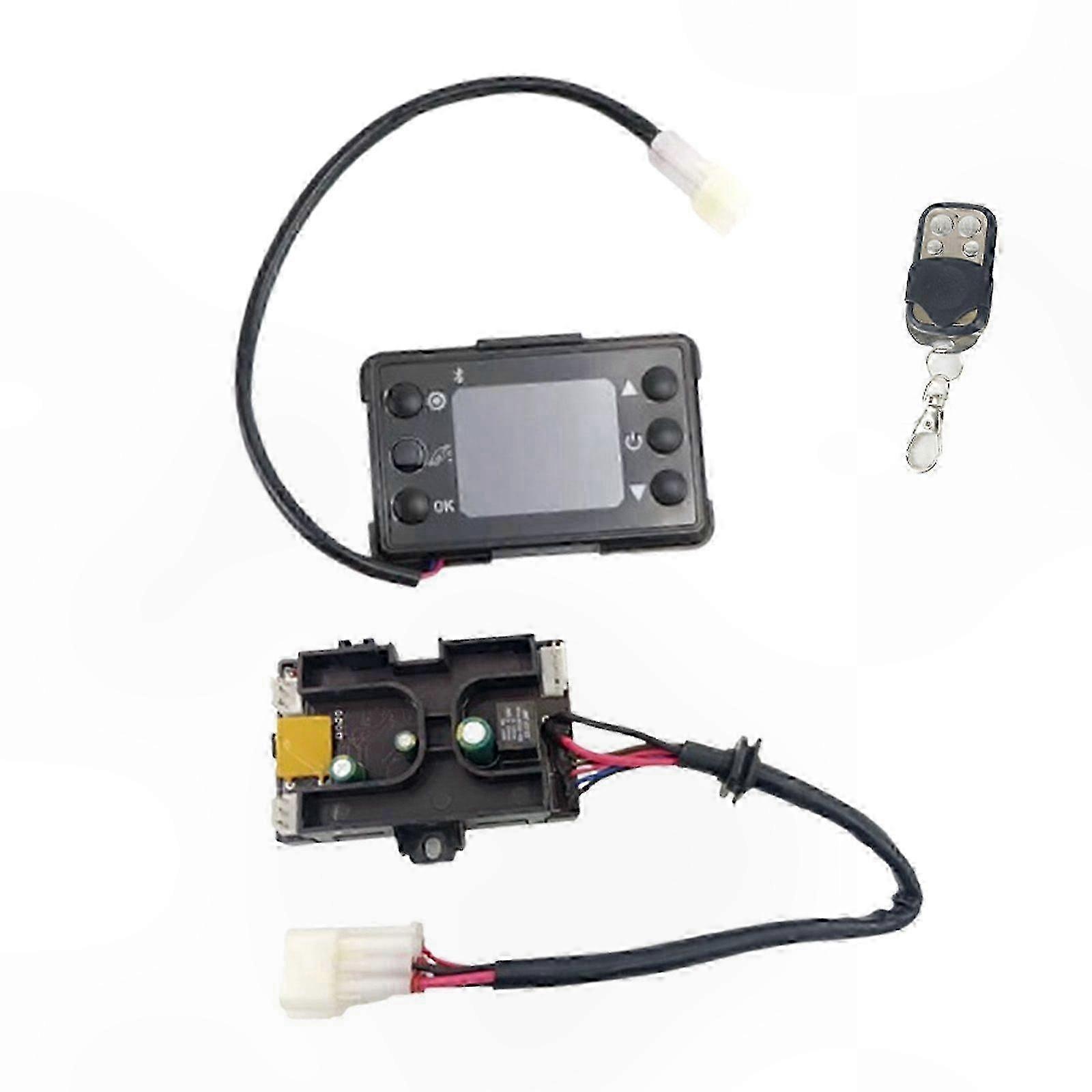 Diesel Heater Control Panel with LCD Display and Remote Functionality
