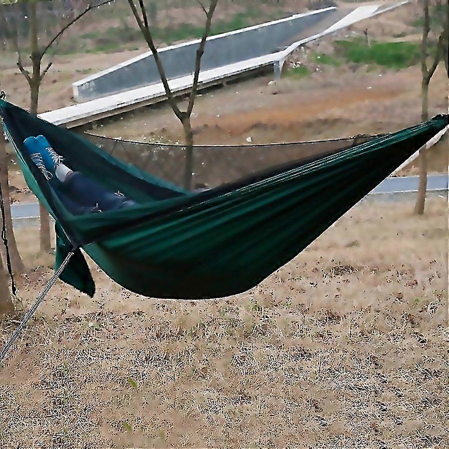 For Outdoor Nylon Taffeta Hammock Portable Beach Swing Bed With Mosquito Net Size 26 X