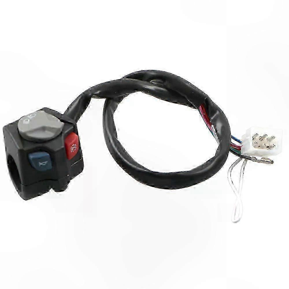 Universal Waterproof Motorcycle Headlight with Turn Signal, Horn, and Kill Switch for Off-Road Models