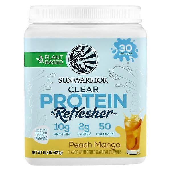 Sunwarrior, Clear Protein Refresher, Peach Mango , 14.8 oz (420 g)