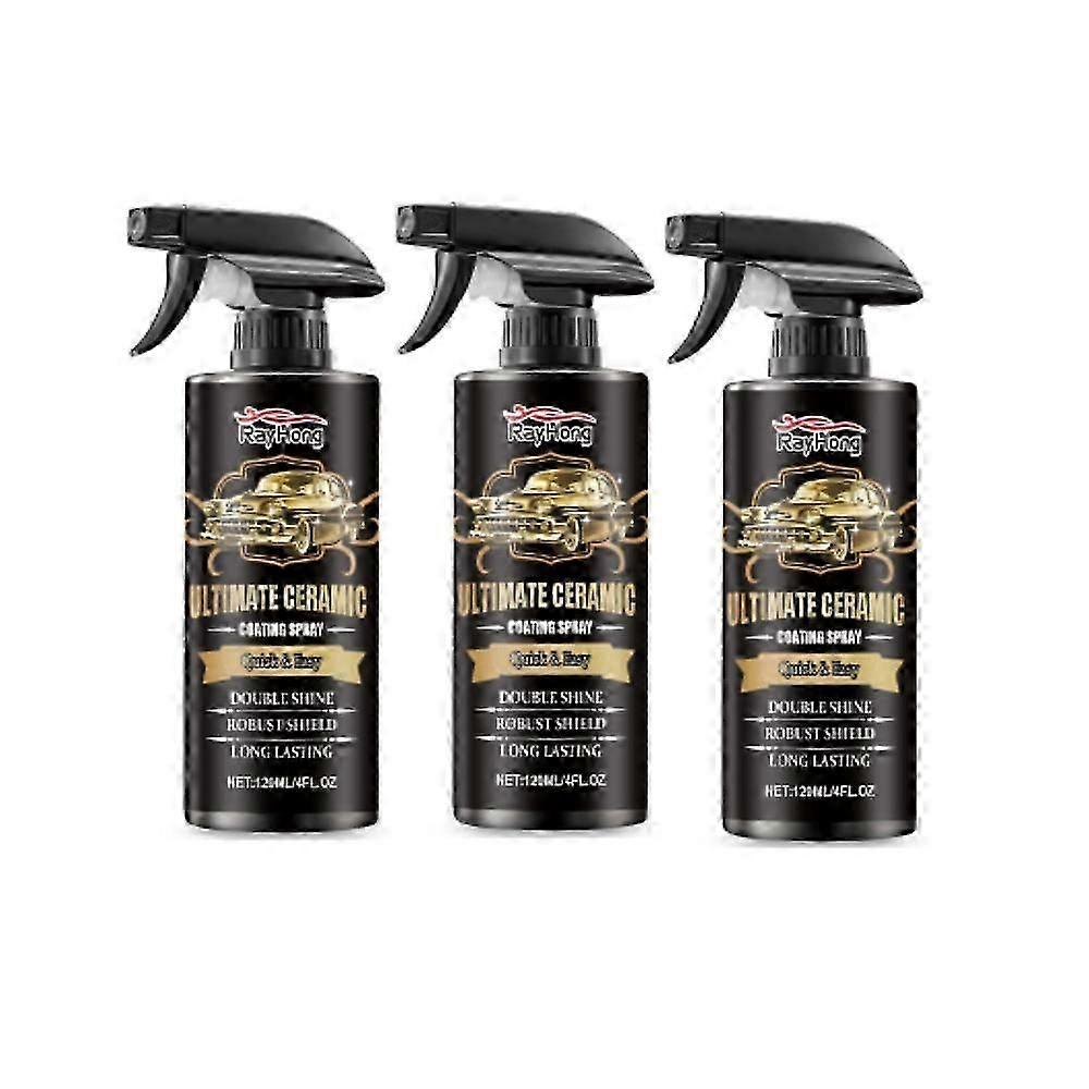 Spray liquide de revêtement céramique pour voiture, 120 ml, agent de polissage, peinture, revêtement, corps, cristal hydrophobe
