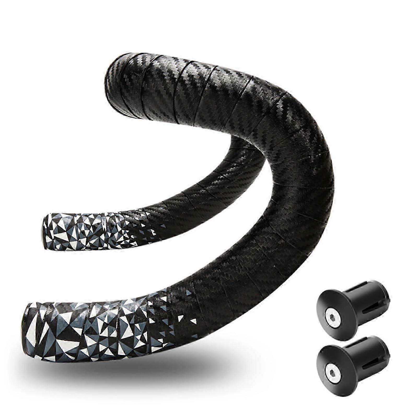 2 x Road Bike Handlebar Tape, Durable Handle Wrap with Stylish Design, High-Quality Bike Tape for Better Control and Comfort