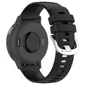 For Garmin vivoactive 5 GarminActive 5 Watch Band 20mm Silicone Strap with Steel Buckle