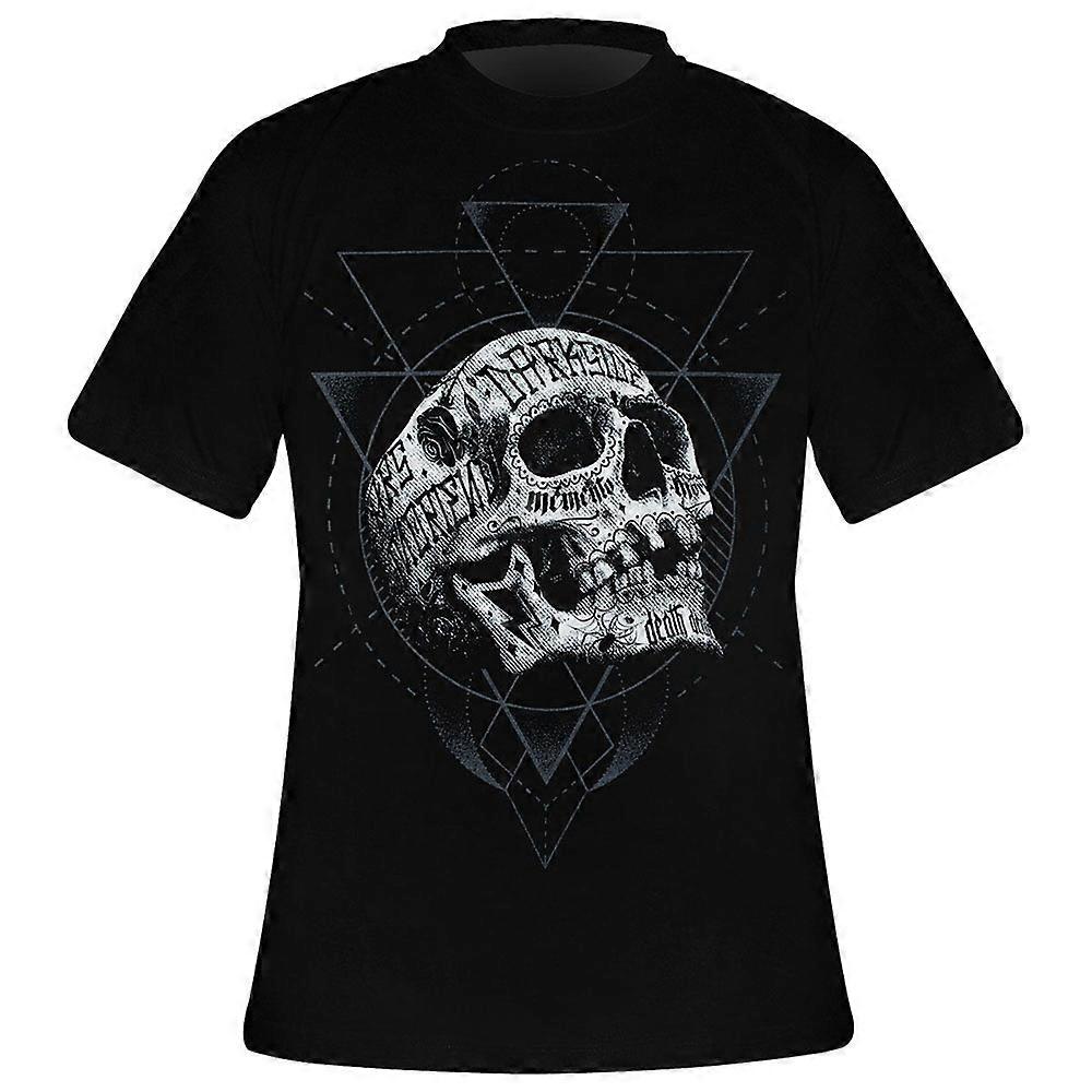 DARKSIDE tinta koponya póló