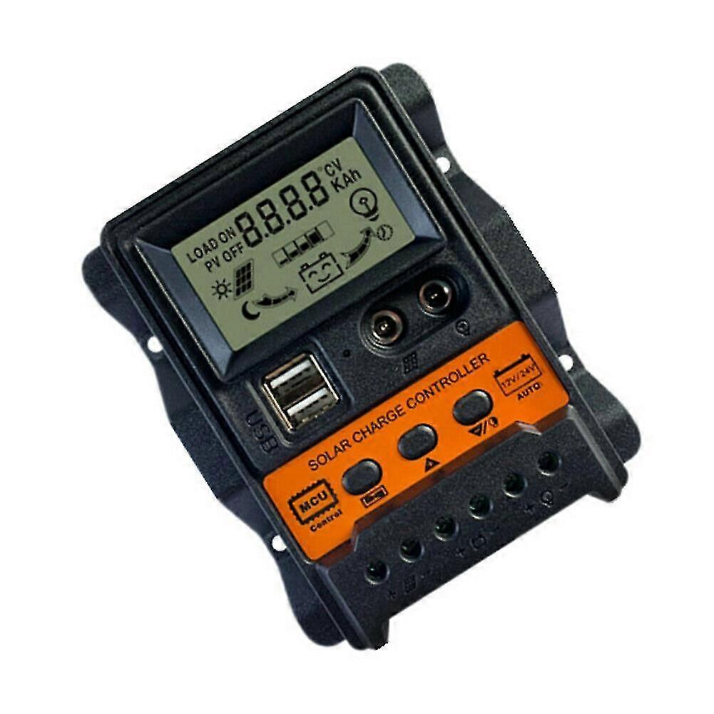 10A/20A/30A Auto-Solarladeregler-LCD-Dual-USB-Solarpanel-ReglerPWM