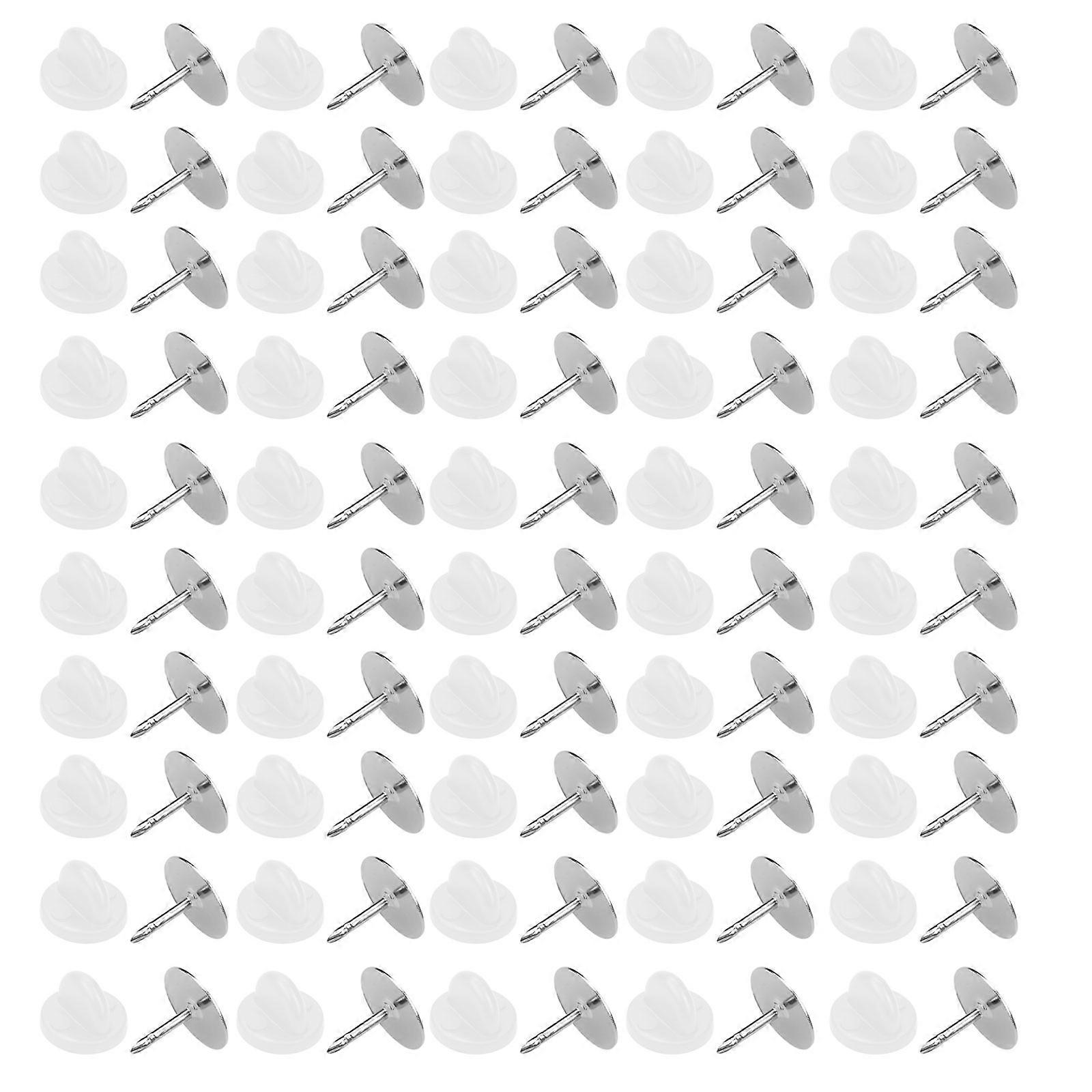 50 Pieces Rubber Butterfly Cap Clasps Snap Buttons for Projects Craft Accessories Multicolor