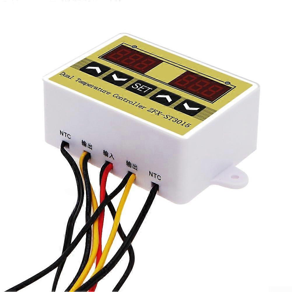 Temperature Controller Digital Smart Thermostat With Programmable Timer, 220V, MultiVoltage, DualRelay