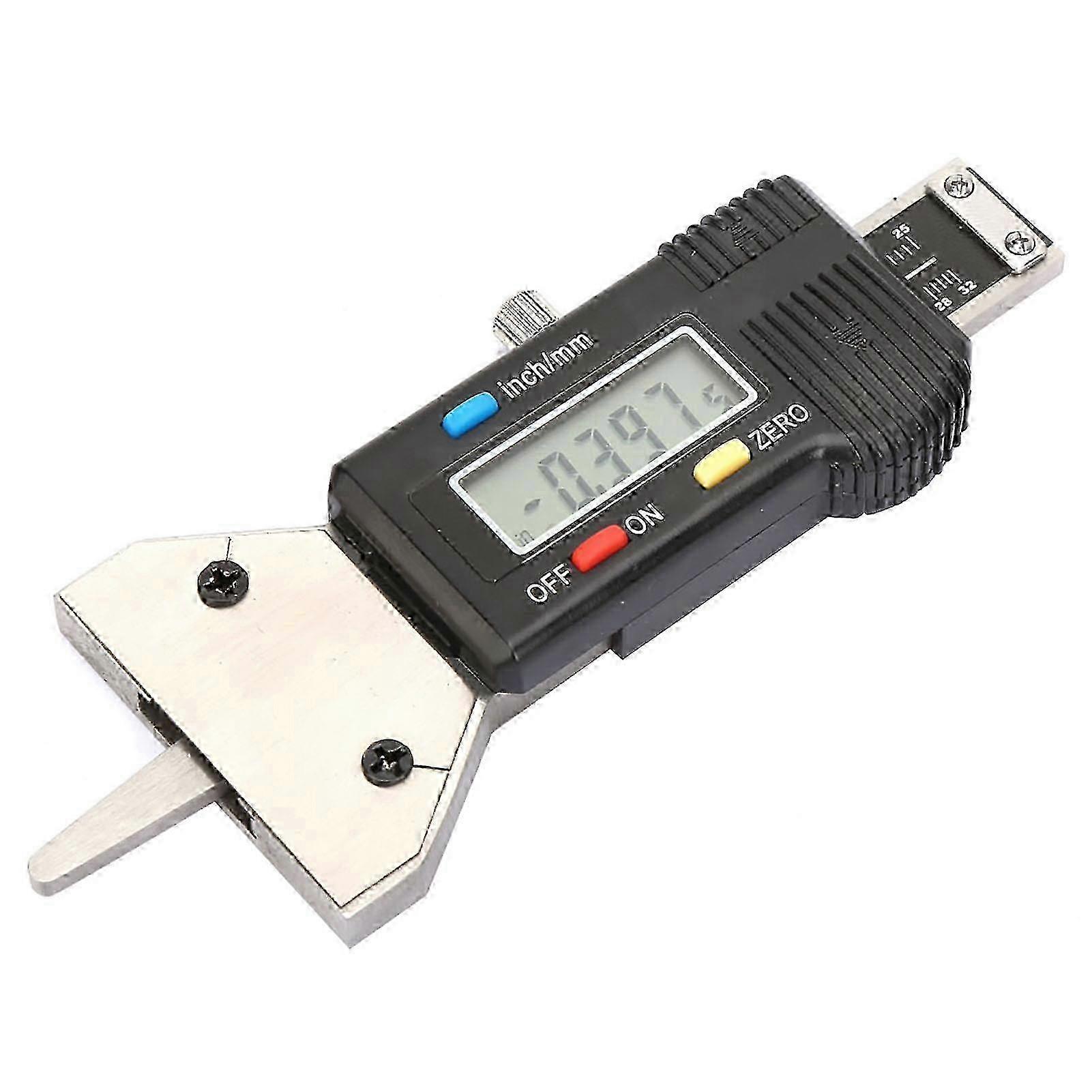 Tire Detection 0‑25mm LCD Digital Tire Depth Gauge 0.01mm Tread Check Measure Tool