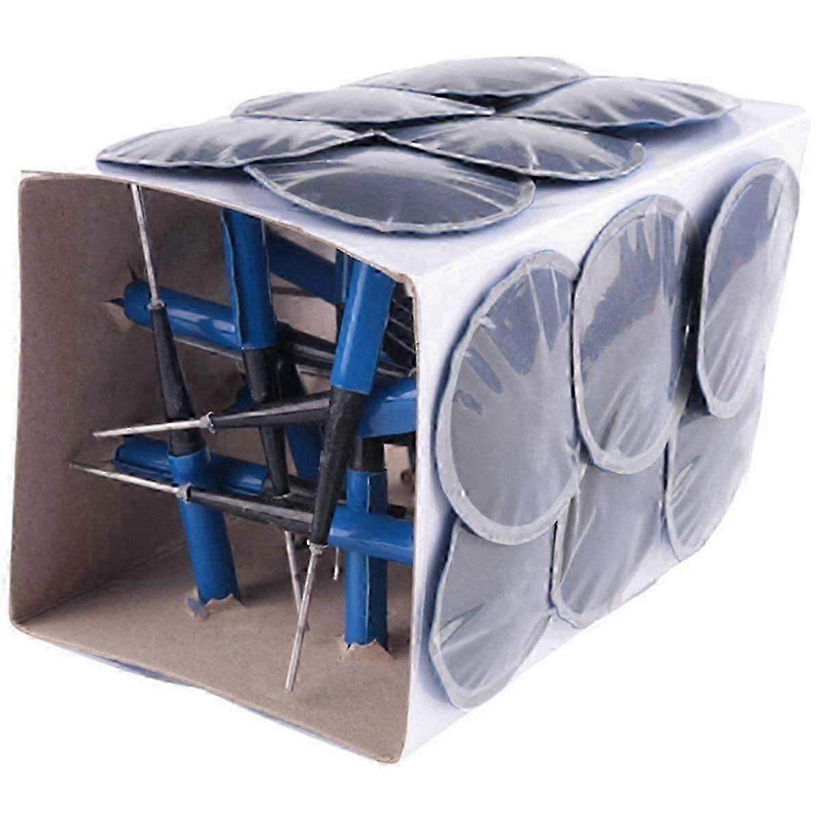 24Pcs Cogumelo Patch 36Mm Borracha Natural Furo Furo Reparação Plugue com fio