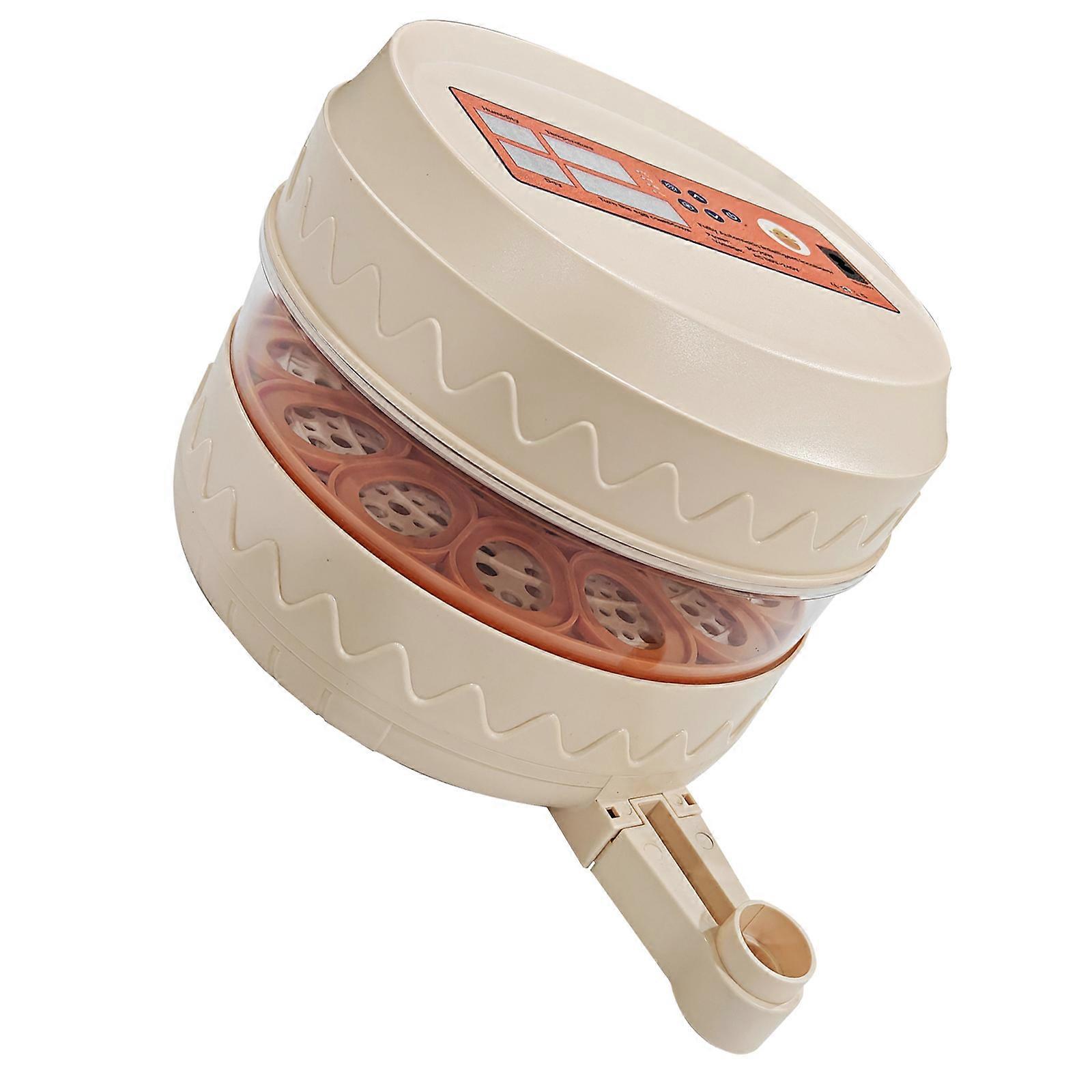 Automatic Eggs Incubator For Home Use With Easy Temperature Control And Auto Turning System 110V Large Capacity Design  Yellow