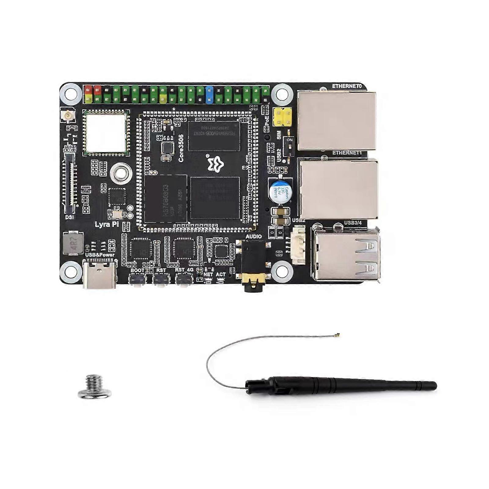 3506 Development Board Fast Processing Wireless Communication Expandable Memory Configuration for Lyra Pi Core3506 Multicolor