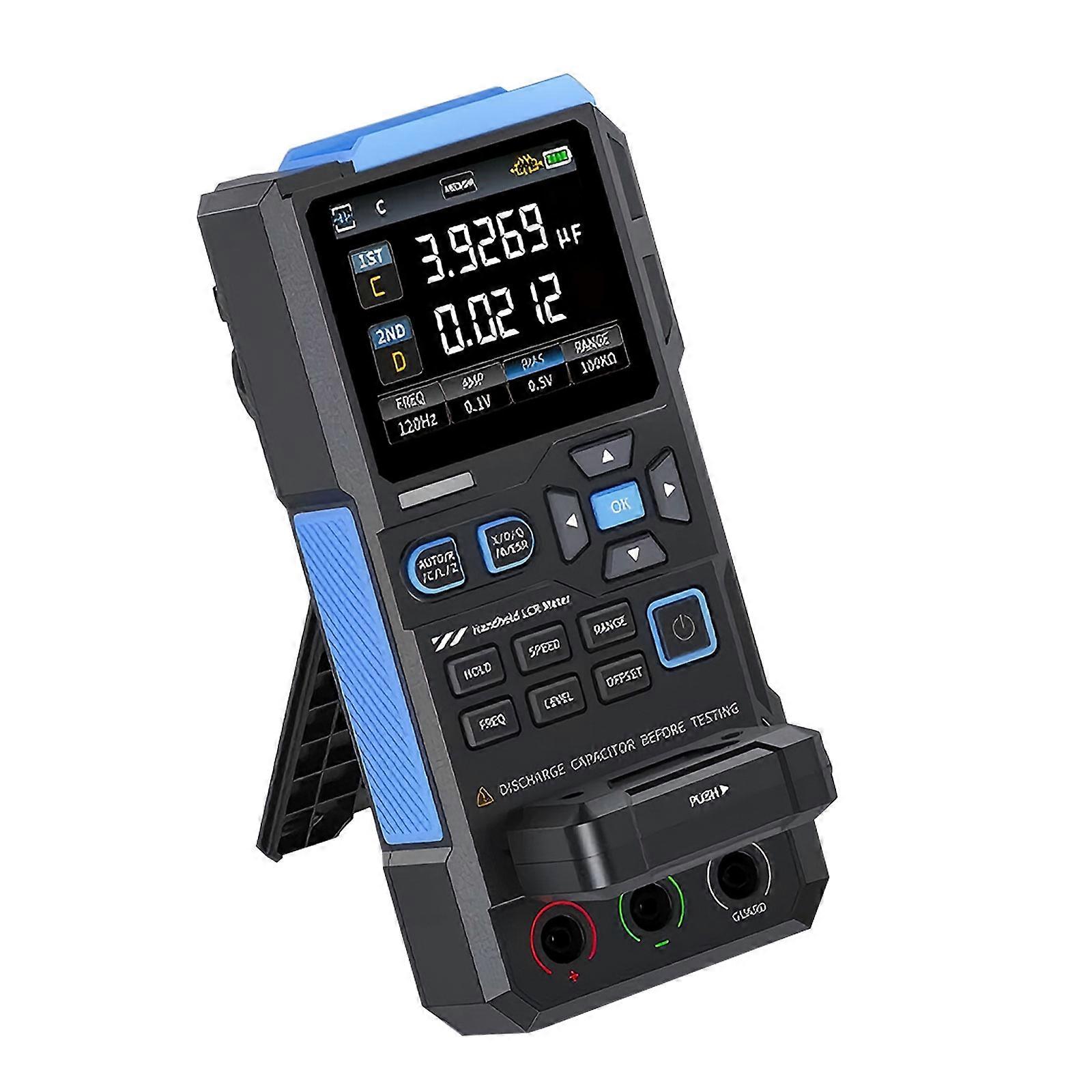 Portable Bridge Meter Component Comparison Mode Color Screen Easy to Carry for Laboratory Field Applications Multicolor