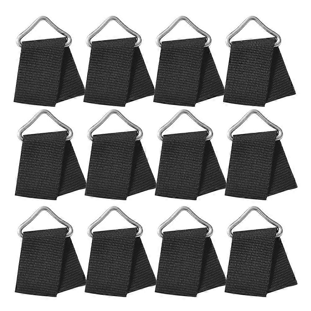 Metal Triangle Ring Trampoline Buckles for Replacement 25Sets Portable Rings