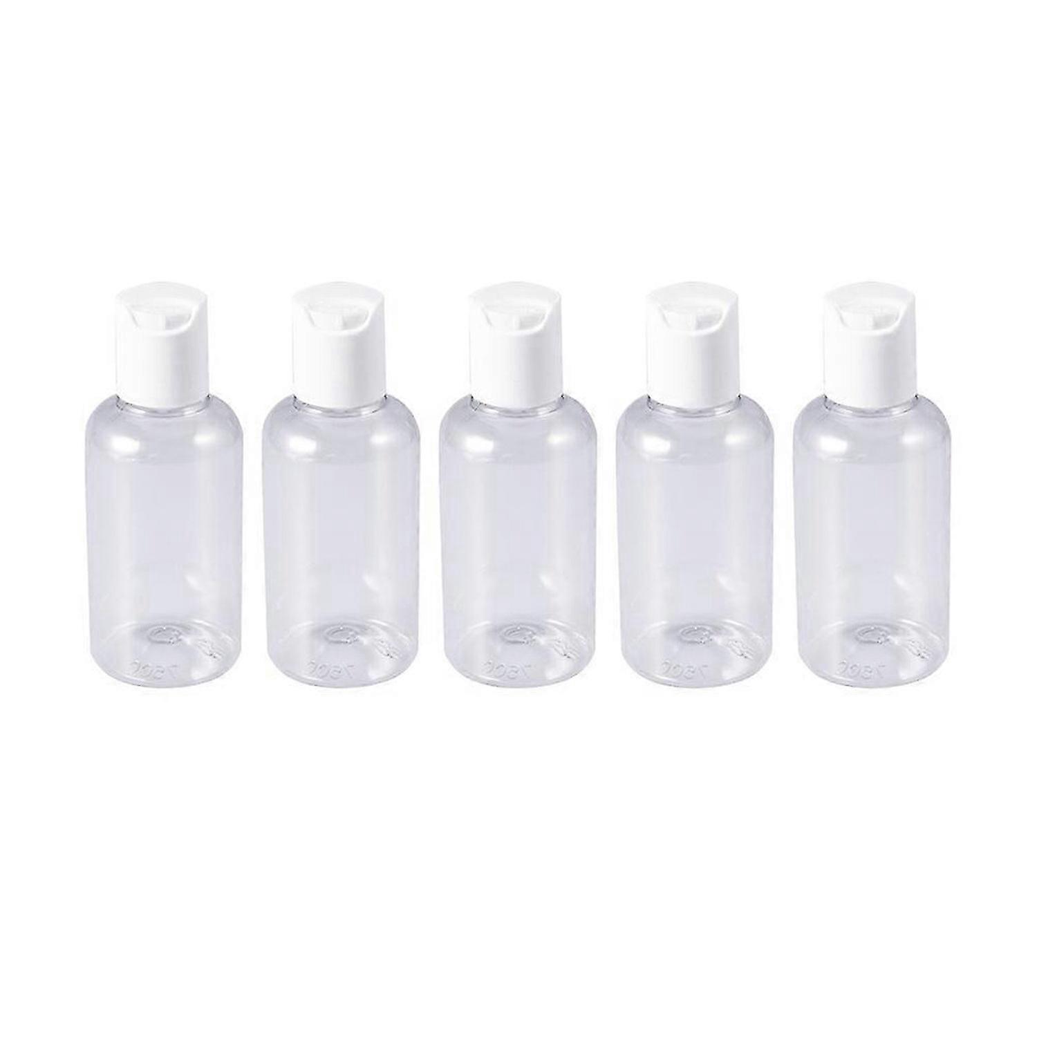 10PCS 75ml Refillable Travel Bottles for Shampoo Cream Lotion Random Color