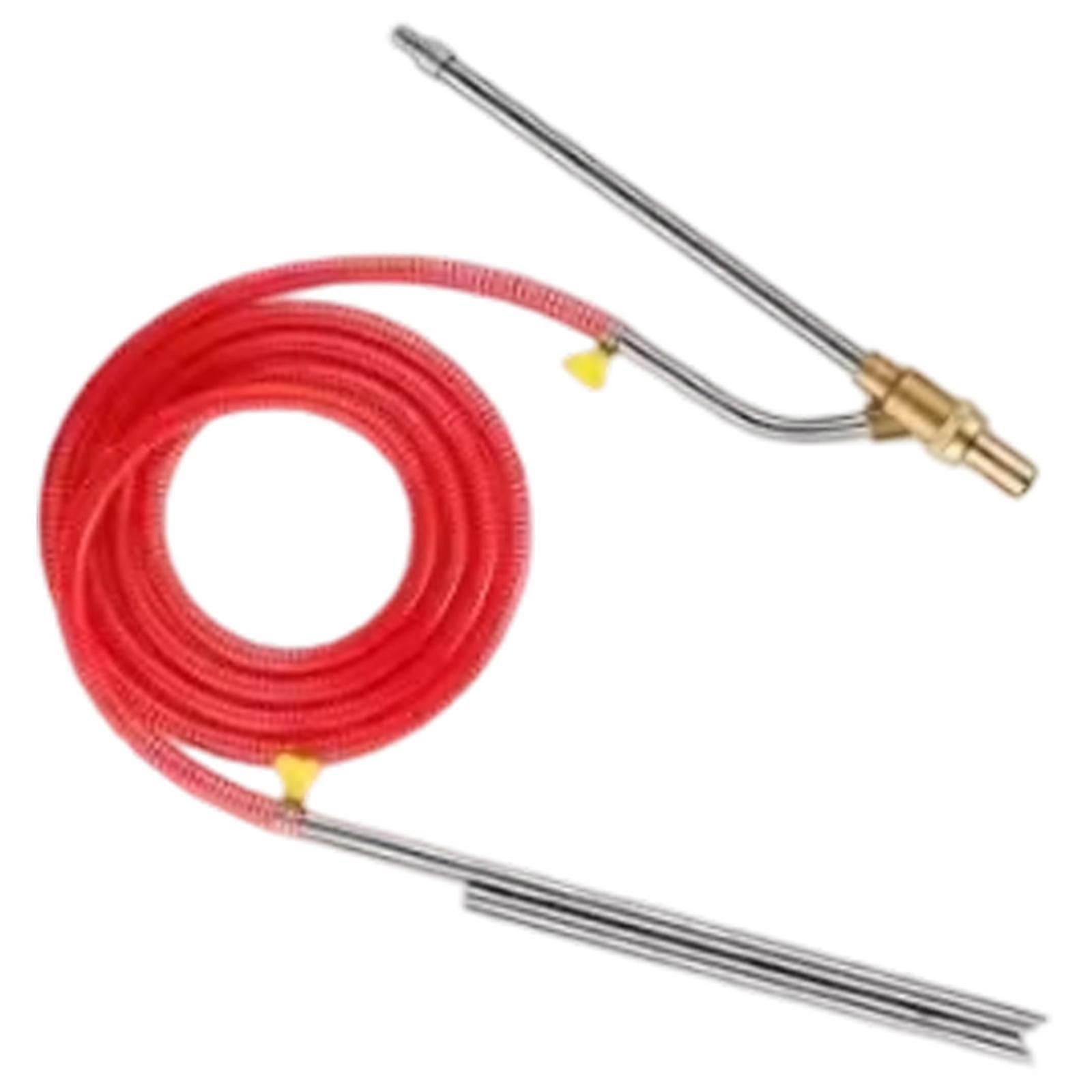 Hardwearing Sandblasting Firearm for Industrial Use with Permanent Multiple Layer Hose and Precise Nozzle Multicolor