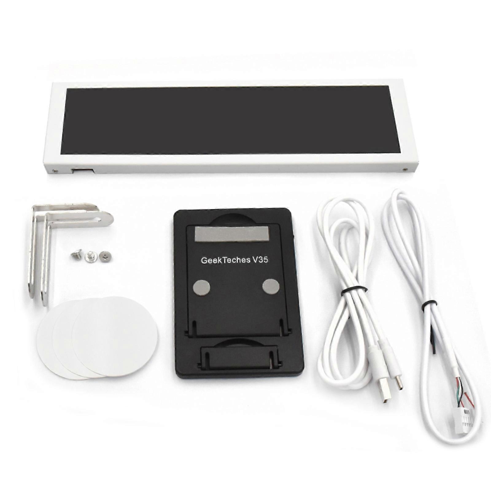 8.8inch Computer Extension Screen LCD Display 1920x480 Technology Lightweight Travel Companion For Tech Enthusiasts  White