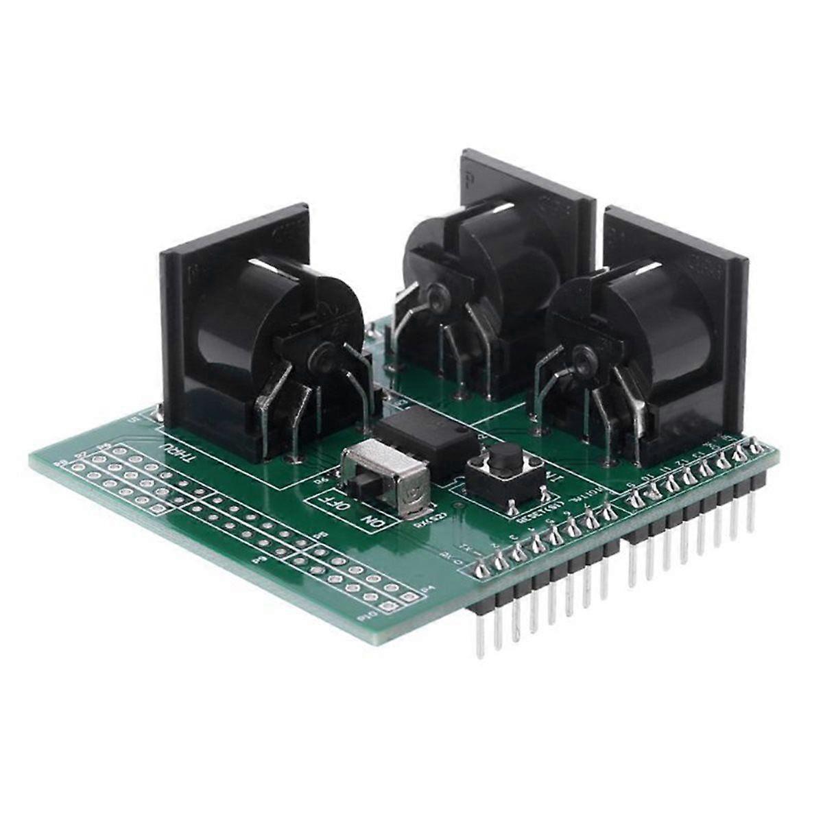 MIDI Shield for Musical Interface Board with MIDI in/OUT/THRU Ports Ideal for Microcontroller Music