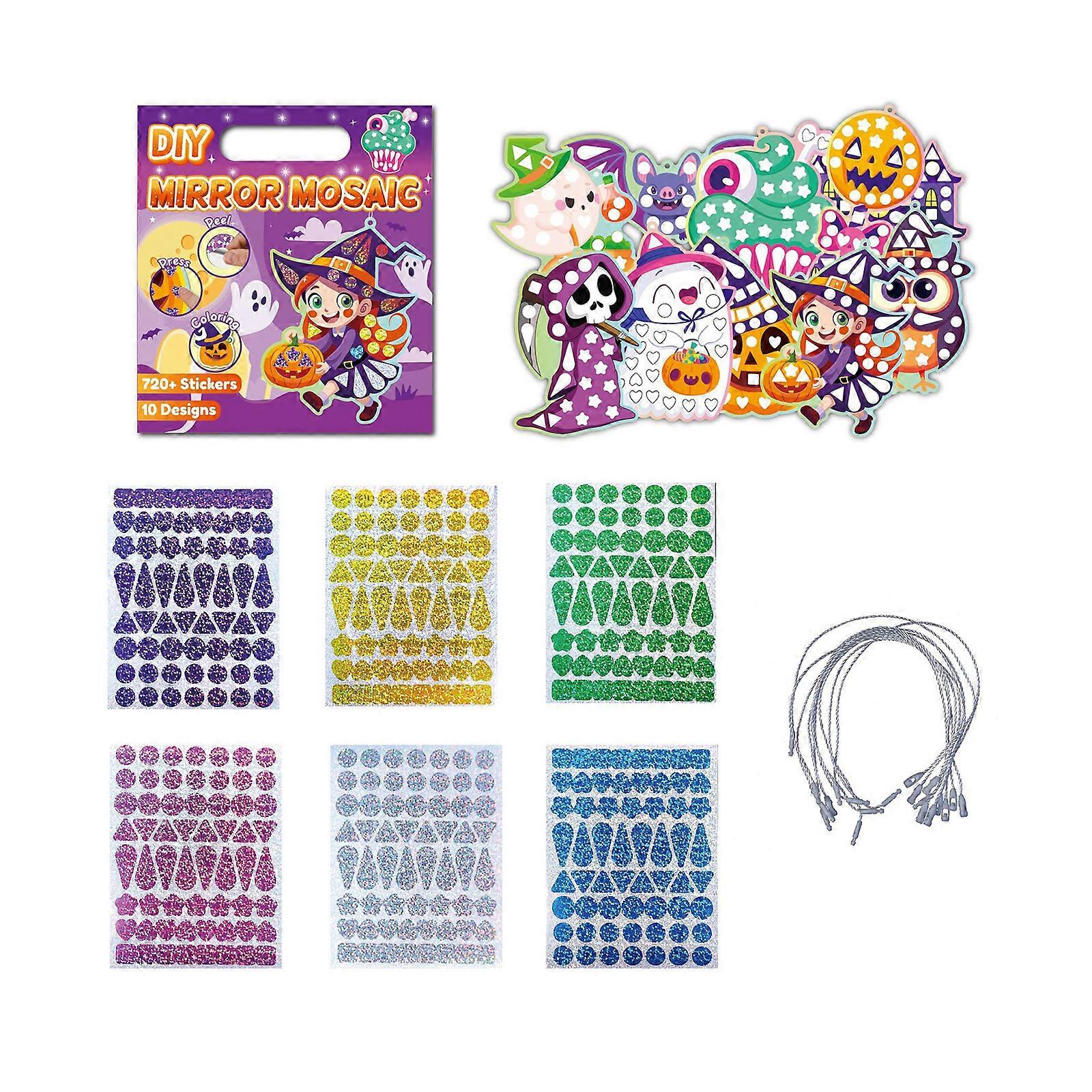 Sparkling Sovereignty Craft Set Paper Transfers for Girls Artistic Through Painting Tasks Multicolor