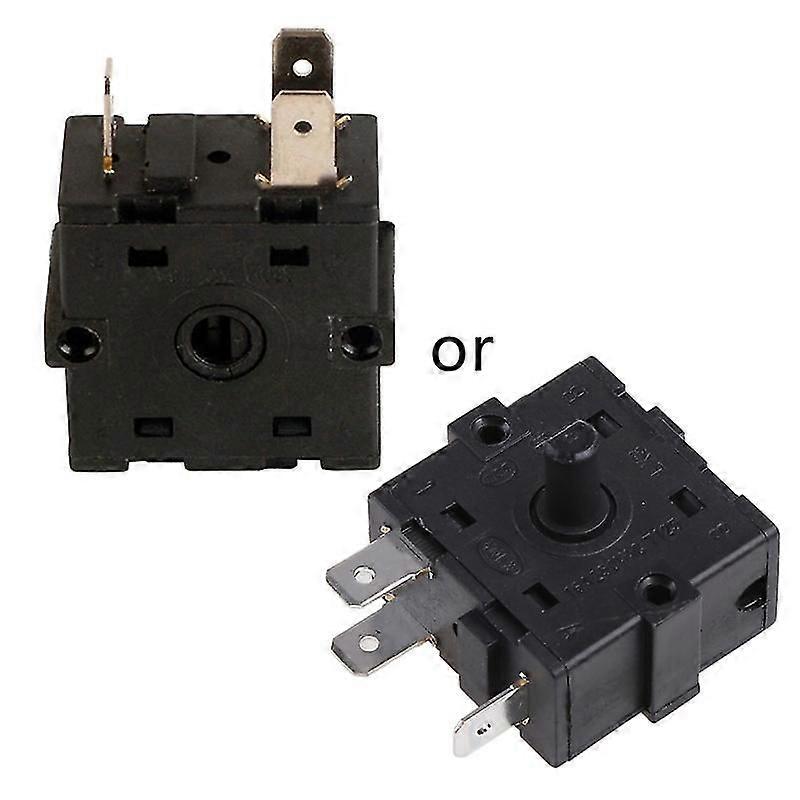 Elektrisk romvarmerposisjon 3-pinners 5-pinners rotasjonsbrytervelger AC 250v 16a