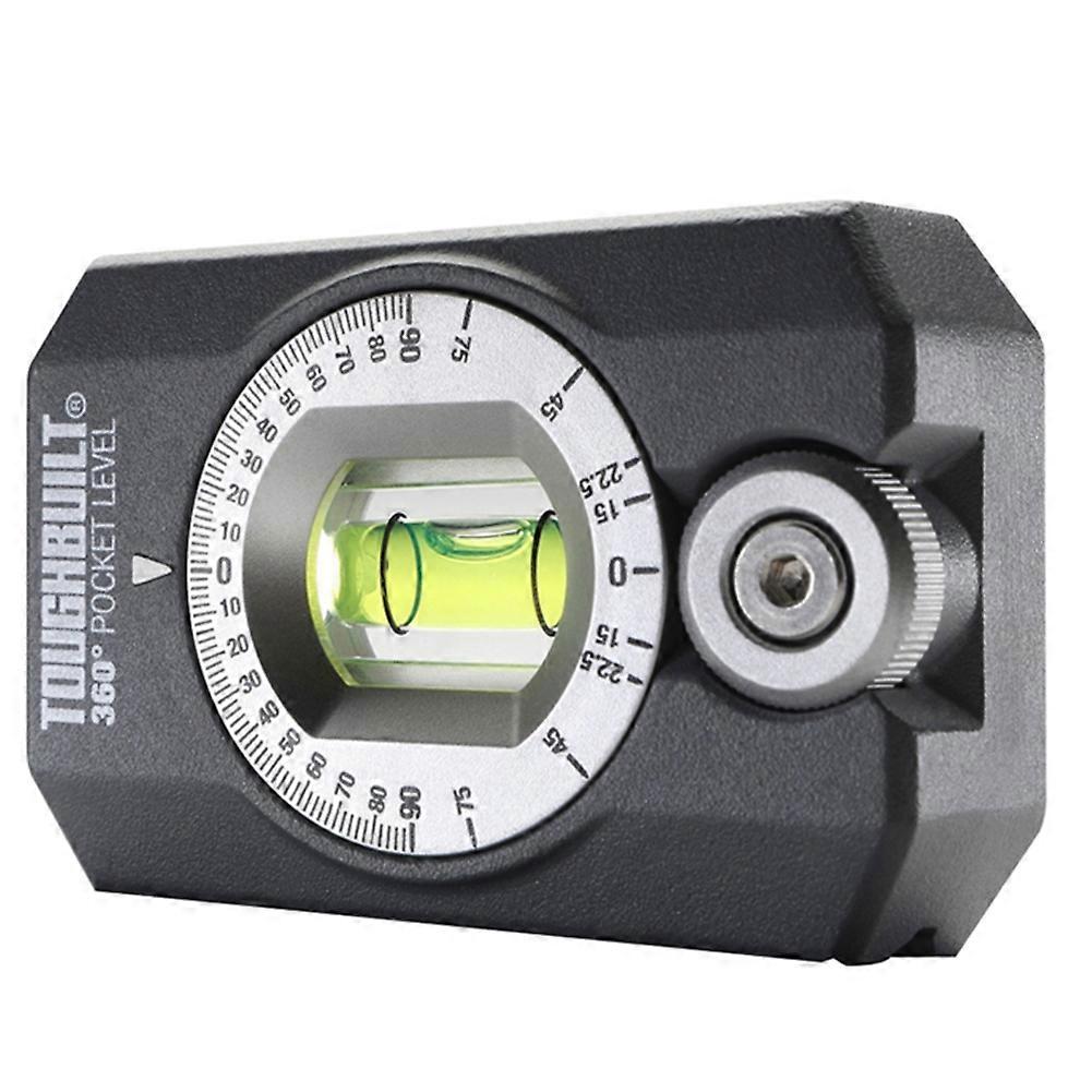 TOUGHBUILT TB-H2-L-4R Precision 360 Degree Rotating Vial Small Pocket Level - Durable Tool Case