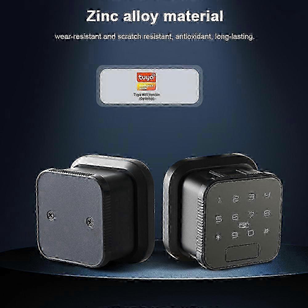 Tuya Wifi Intelligent Electronic Door Fingerprint Password Card MobilePhone APP Remote Controller USB Rechargeable Lock 2025