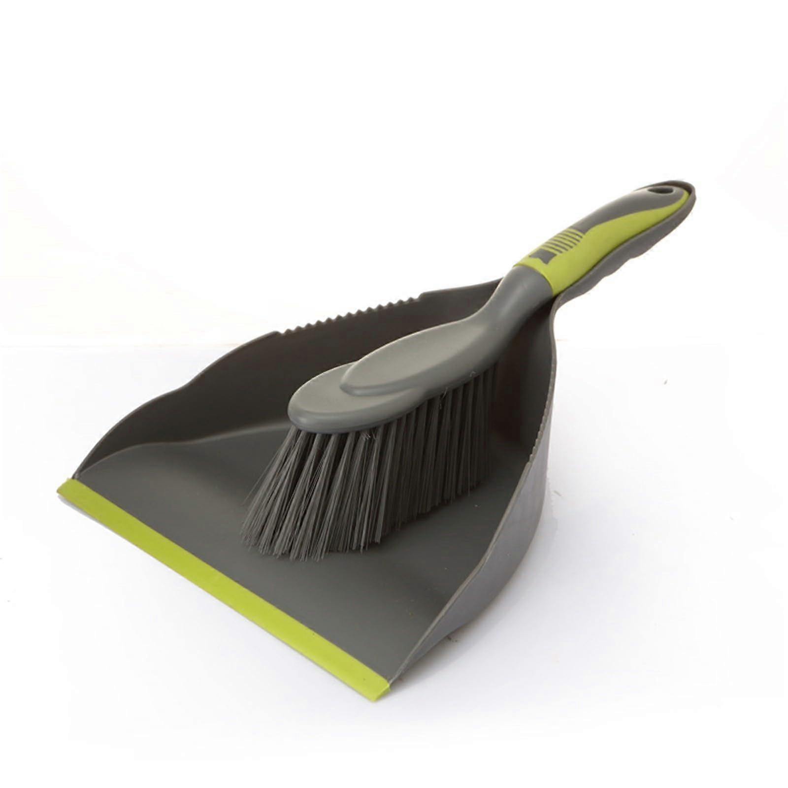 Mini Desktop Keyboard Cleaning Brush and Dustpan Set for Office Home Compact Gray