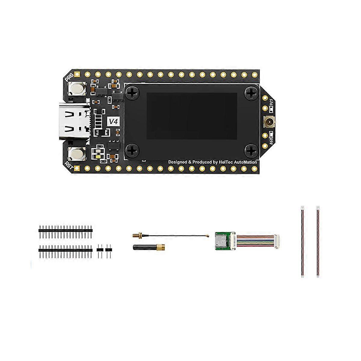 Heltec Meshtastic LoRa 32 V4 Dev-Board W/GPS ESP32 SX1262 0.96inch OLED Solar Powered LoRaWAN 28dbm