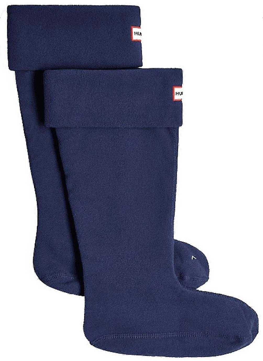 Hunter Recycled Fleece Tall Boot Socks - Navy