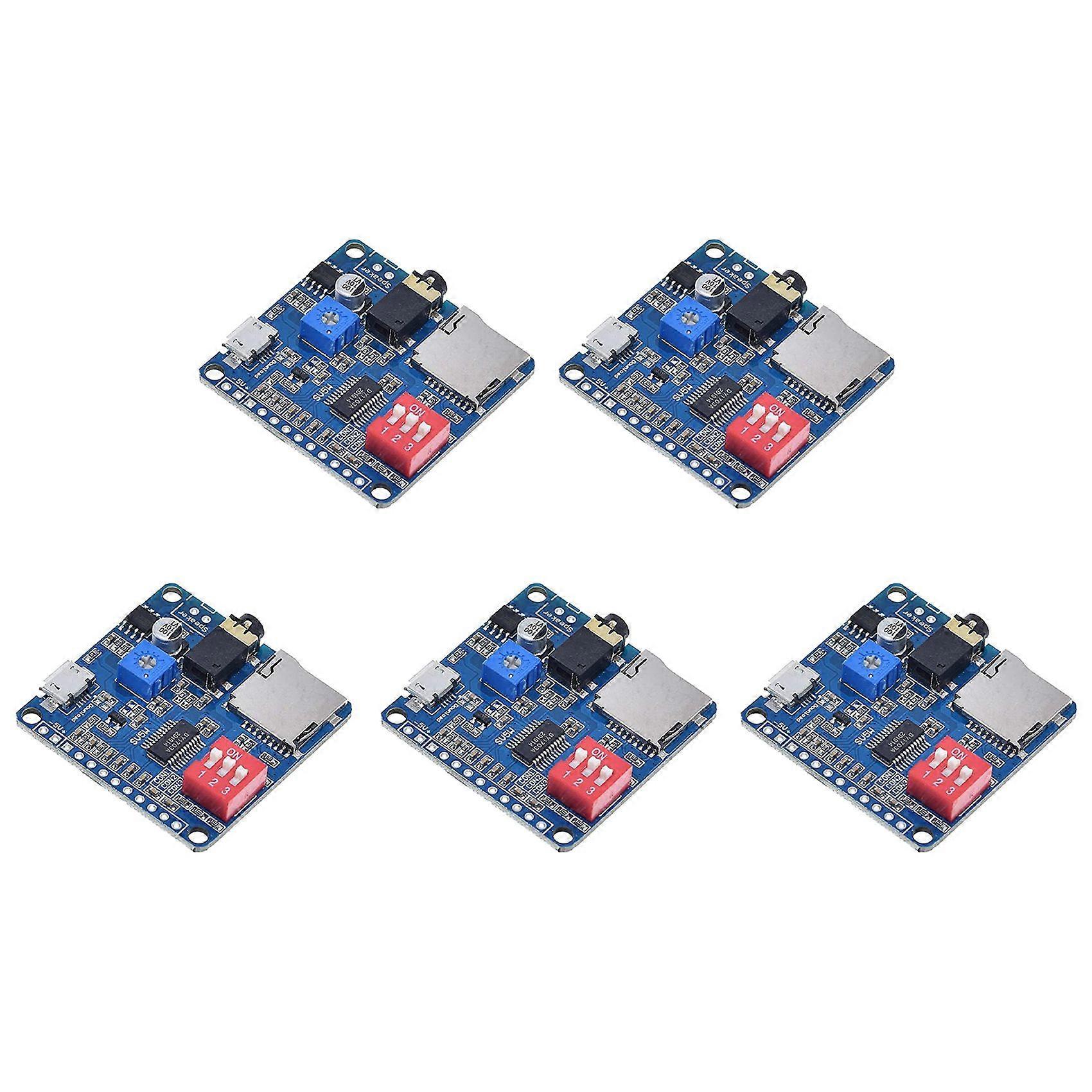 5X DY-SV5W Voice Playback Module for MP3 Music Player Voice Playback Amplifier 5W SD/TF Card Integrated UART I/O Trigger