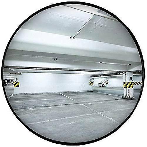 Convex Safety Traffic Mirror Round Wide Angle PC for Indoor Outdoor Dead Angle Elimination