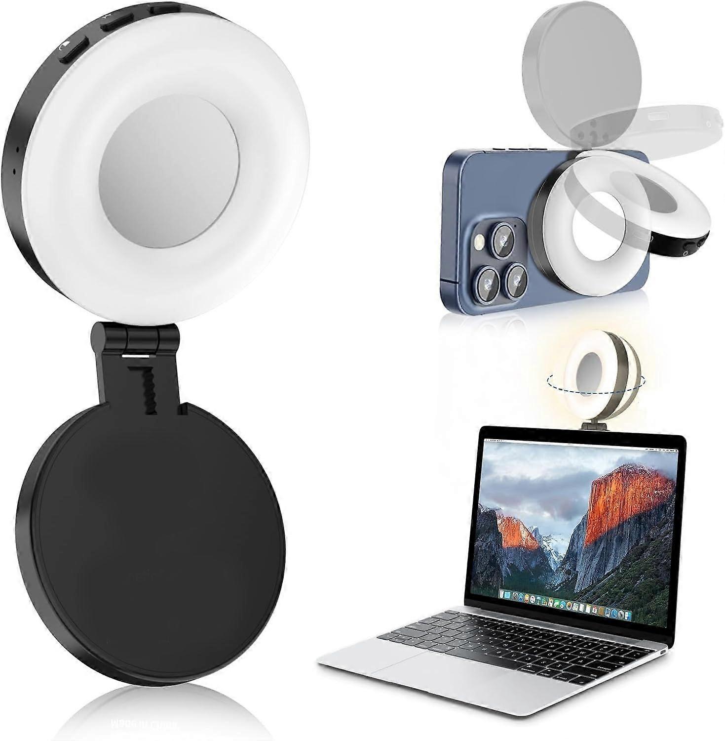 Selfie Light, Selfie Light for iPhone, Portable Phone Ring Light for Video Recording, Adjusted 4 Modes