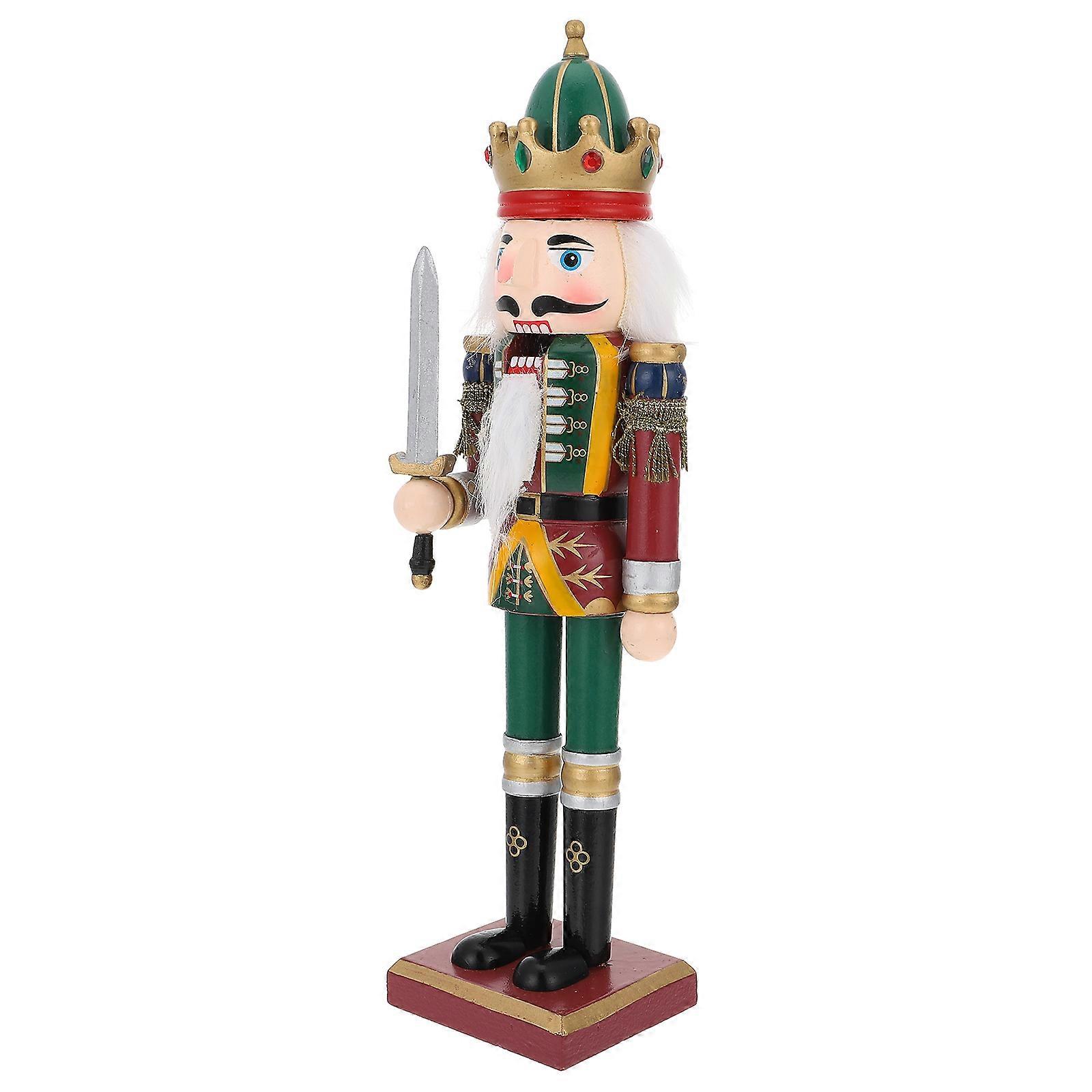 Holiday Nutcracker Modern Aesthetic Design Decor Enthusiasts Home Ornament Assorted Color 1Set