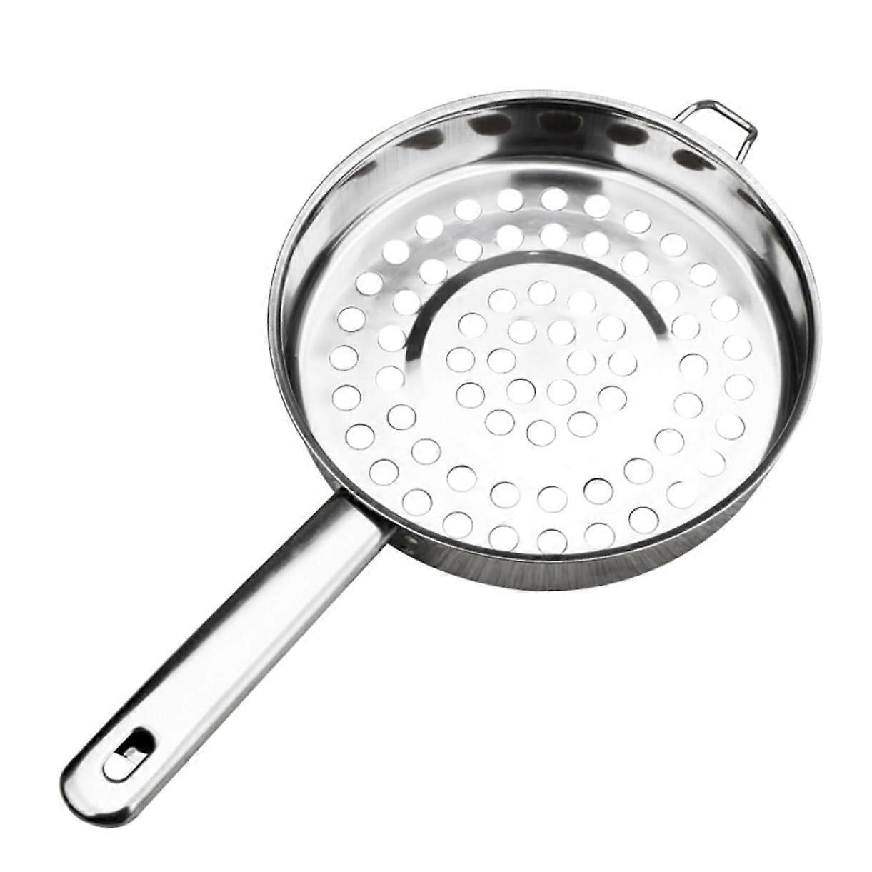 Stainless Steel Colander Spoon with Long Handle Strainer for Hot Pot Soup Stew Vegetables
