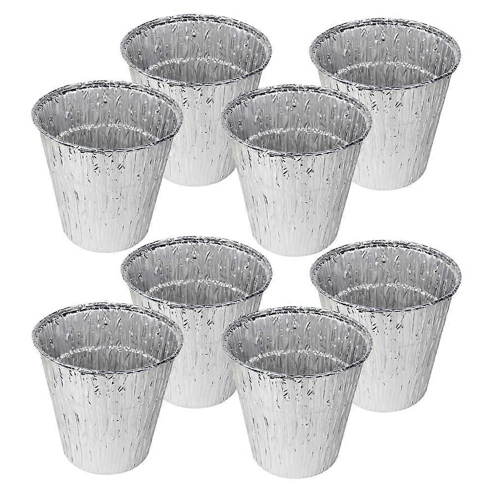 Grease Bucket Liner Replacement 8Pcs Ideal For Barbecuing Deepened Round Design For Cooking Enthusiasts