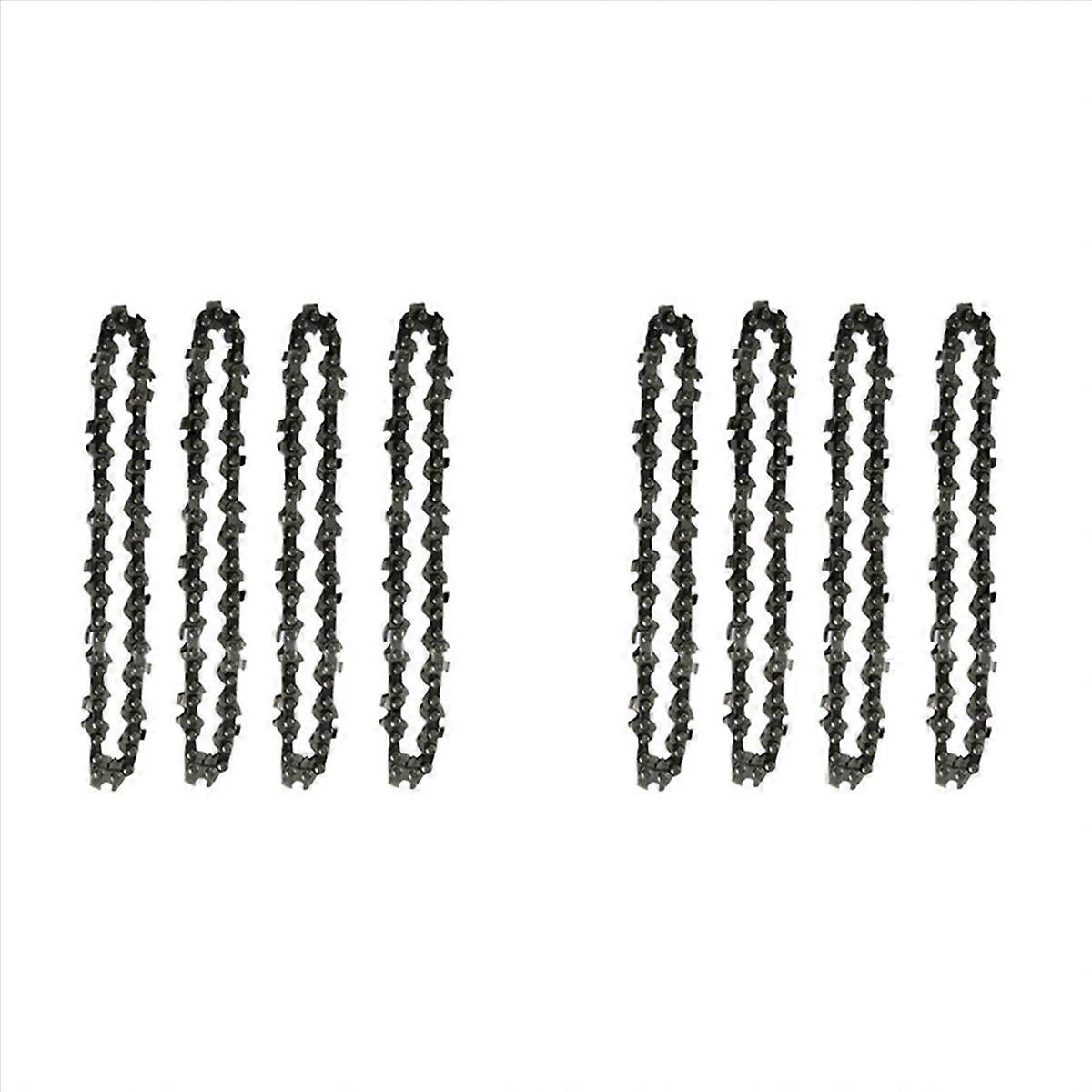 Mini Chainsaw Chain 4 Inch Guide Saw Chain 1/4 LP Pitch, 28 Sections