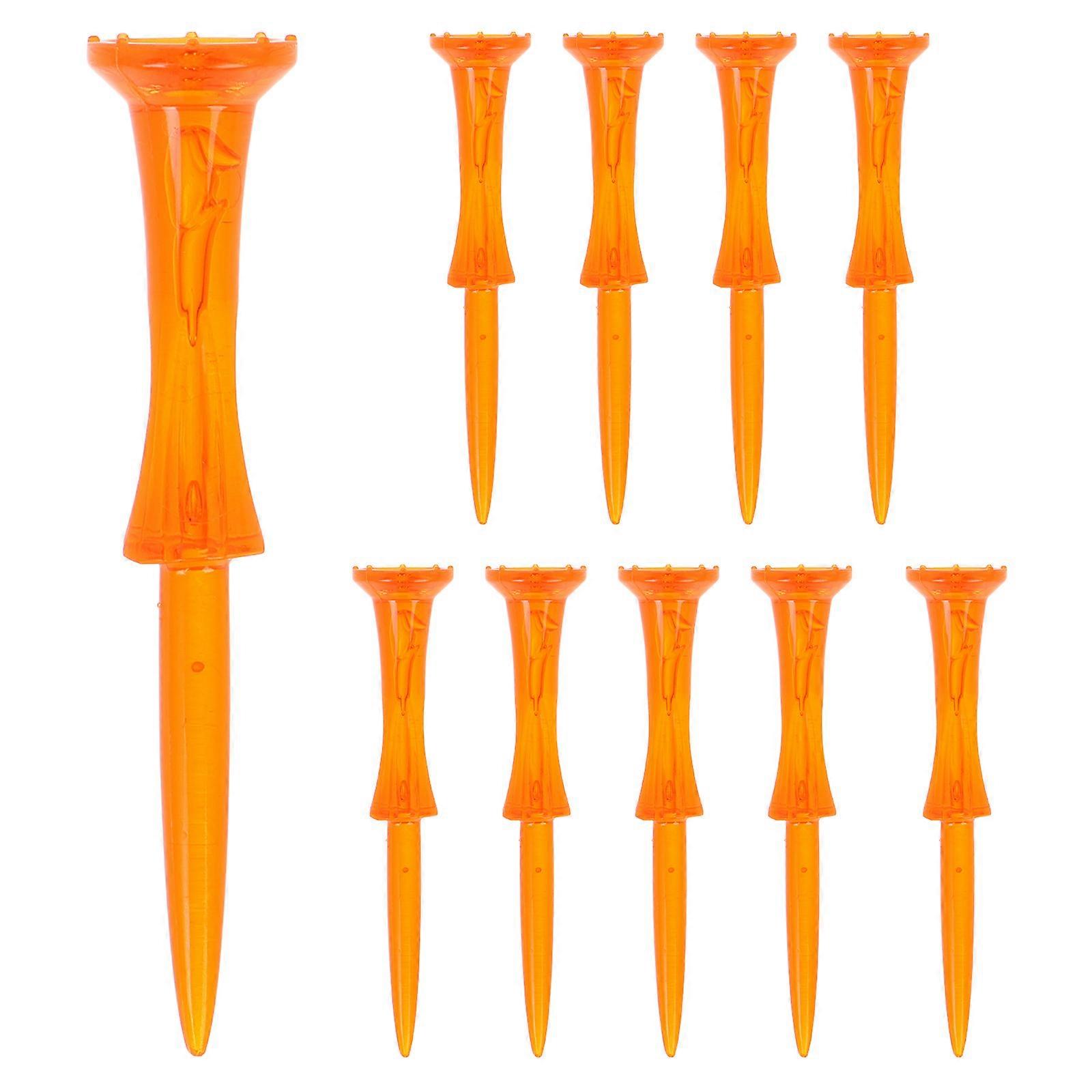 10pcs Wheel Shaped Golf Tees Unbreakable with Precision Limiting for Training Essential Accessories 83 mm