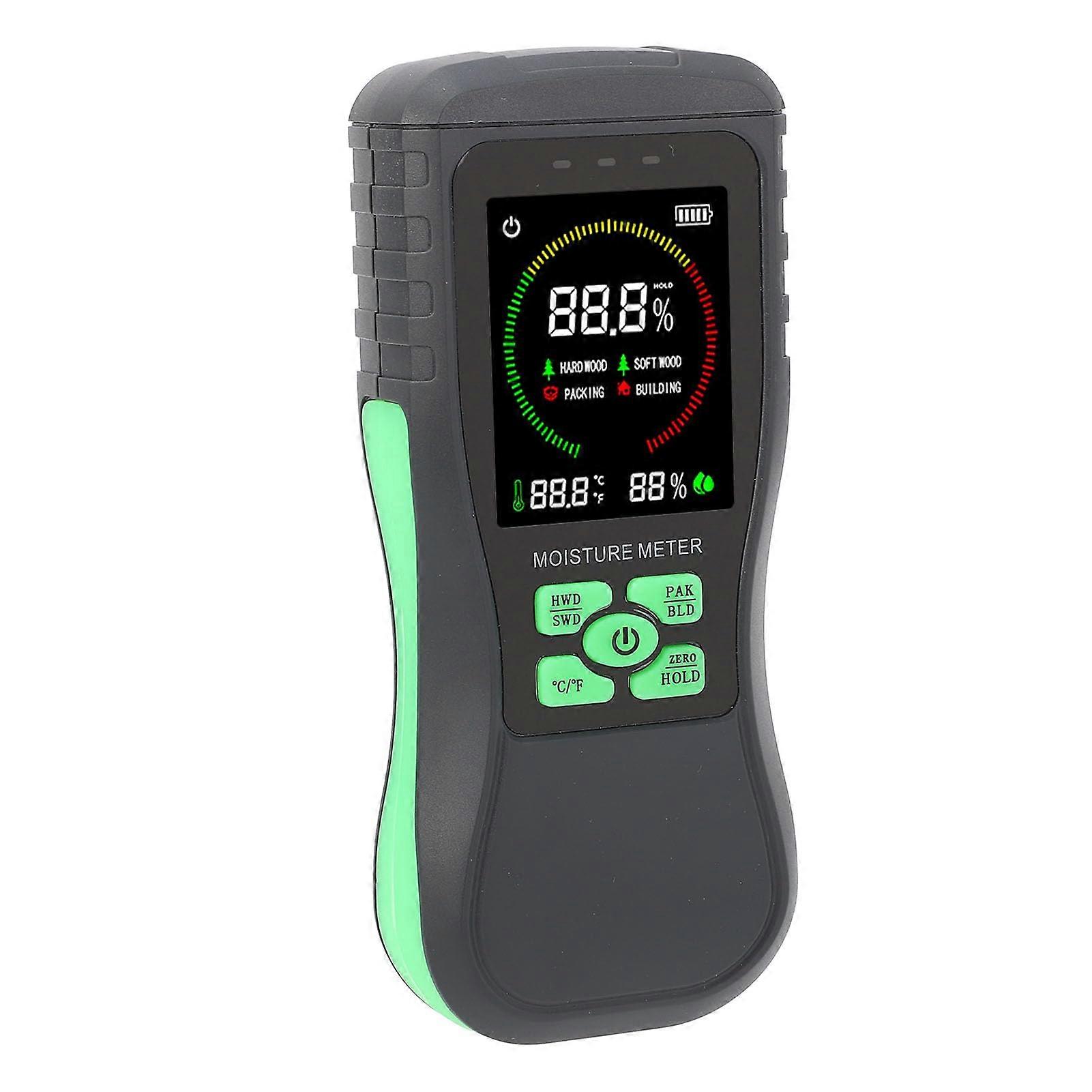 Moisture Meter with Accurate Pinless Measurement, Digital Humidity Tester for Walls, Wood and Lumber