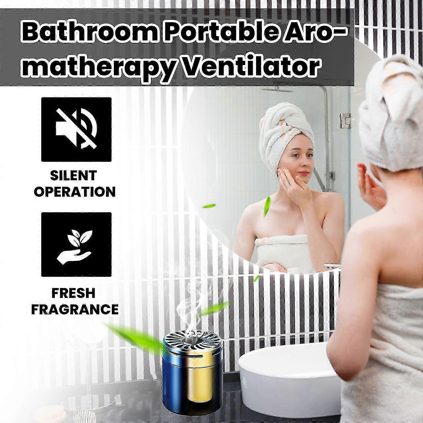 Portable Aromatherapy Ventilator for Bathroom & Car  Compact Deodorizer with Long-Lasting Aromatherapy Tablets, Easy-to-Use Air Freshener for Odor Neu