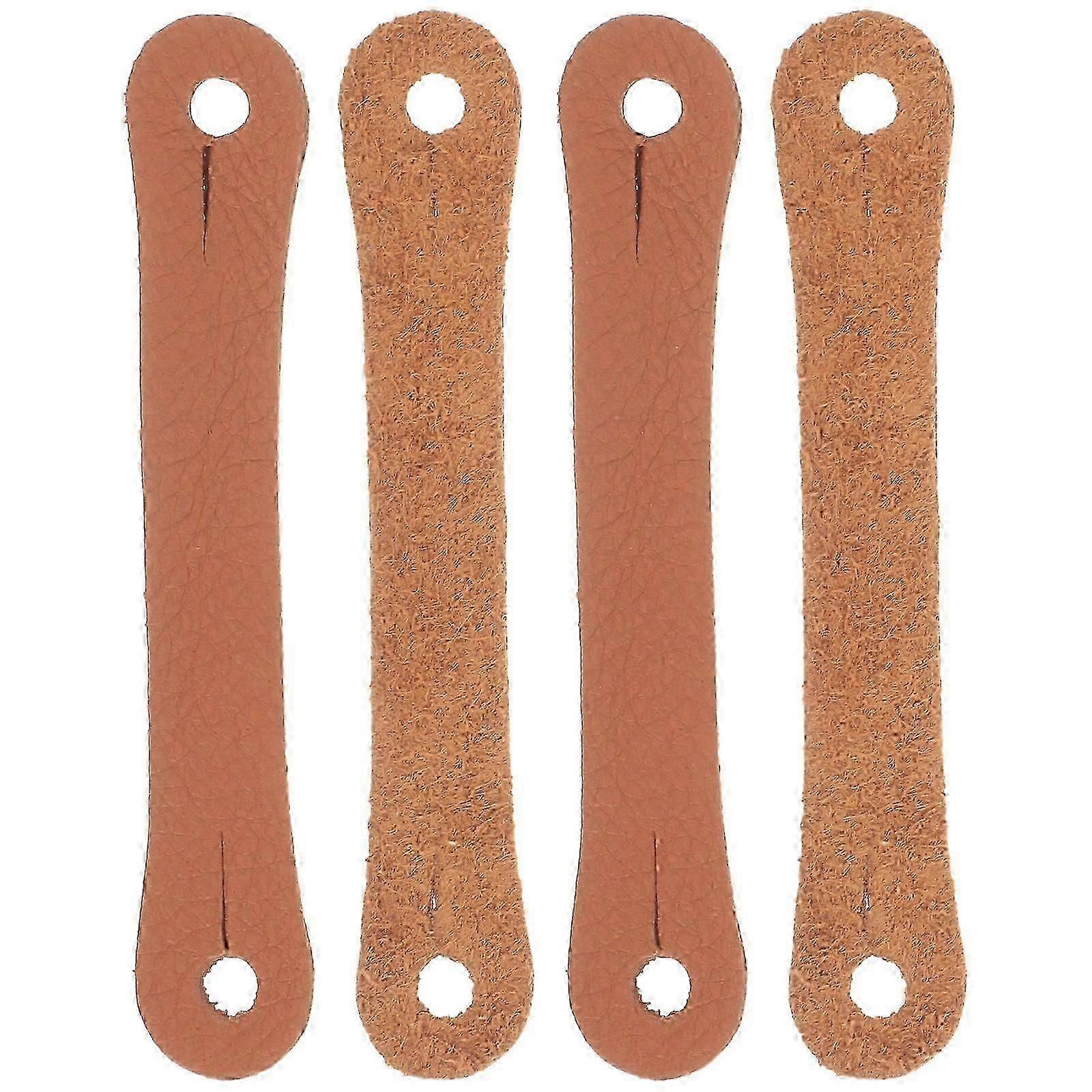 Stick Control Drumstick Control Clips for Drum Practice 8Pcs Brown PU