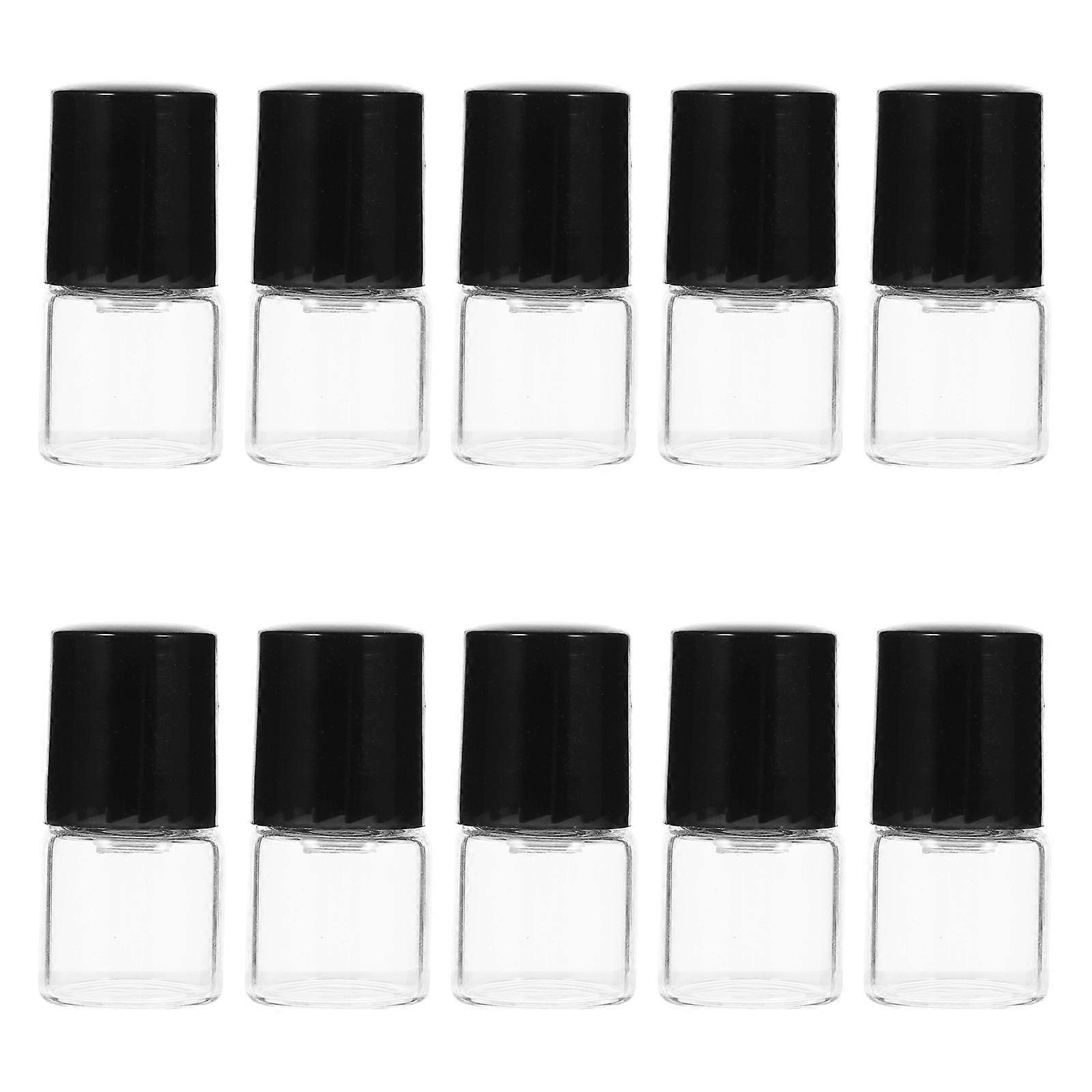 Roll-on Bottles for Storage 25Pcs Clear Glass Mini Bottles