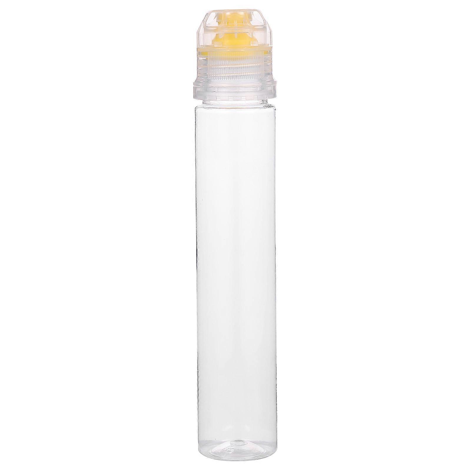 10Pcs Refillable Squeeze Bottles for Jam and Sauce Storage Transparent