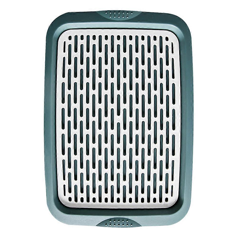 Small Dish Rack Double Layer Design Draining Plates For Kitchen 1Pack