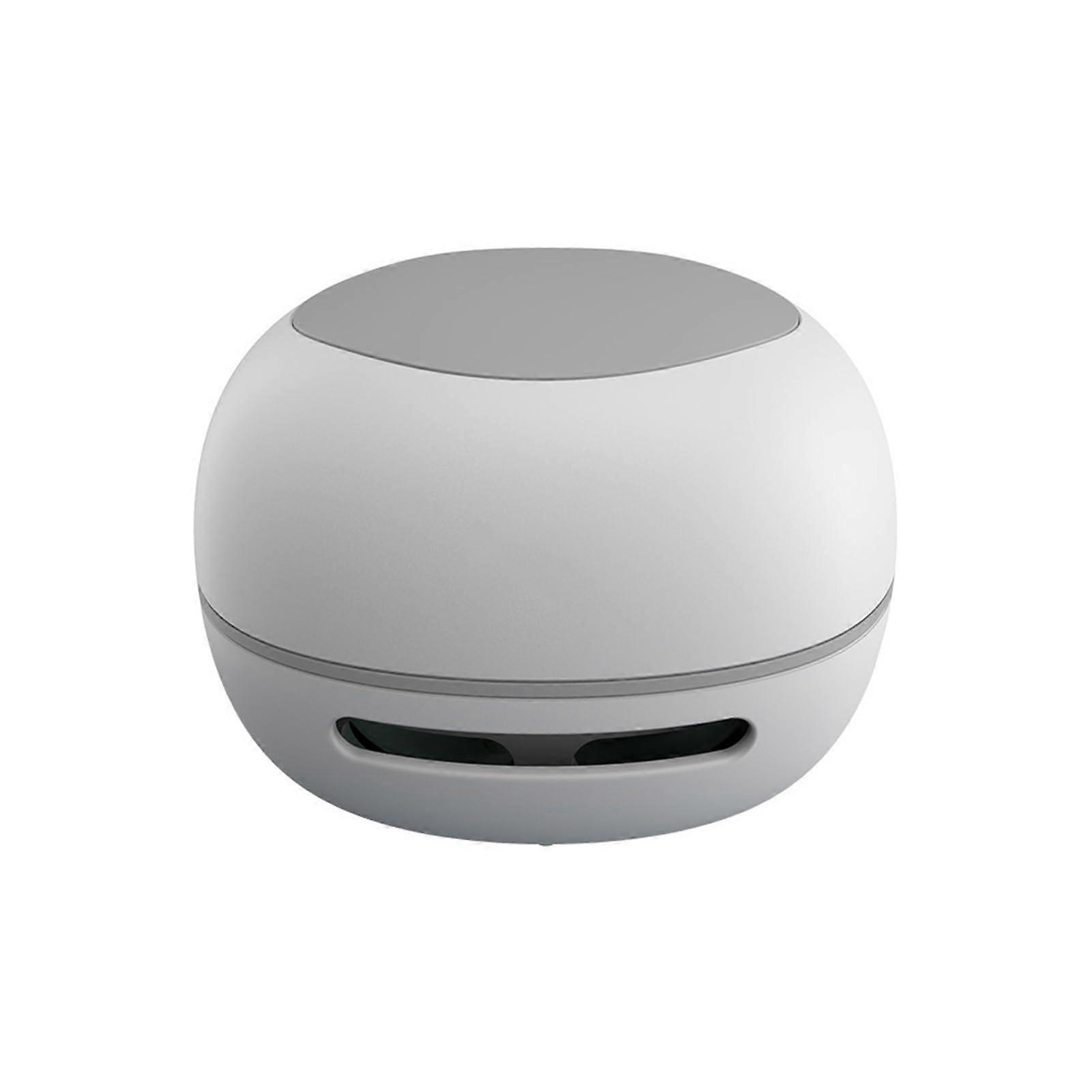 Rechargeable Mini Desk Vacuum Cleaner with Strong Suction Power, Compact Lightweight White Design