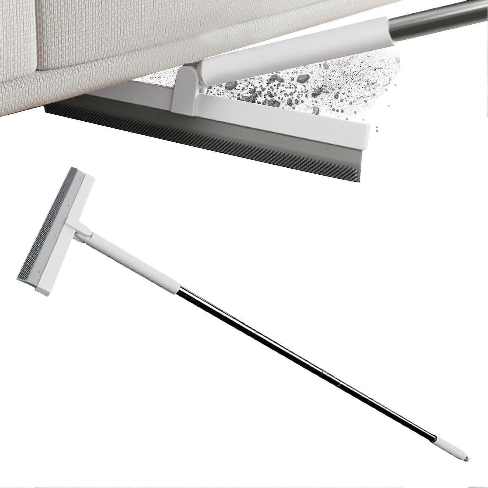 Floor Scraper with 180° Rotating Head, Adjustable Handle, Heavy Duty MultiSurface Cleaning Tool