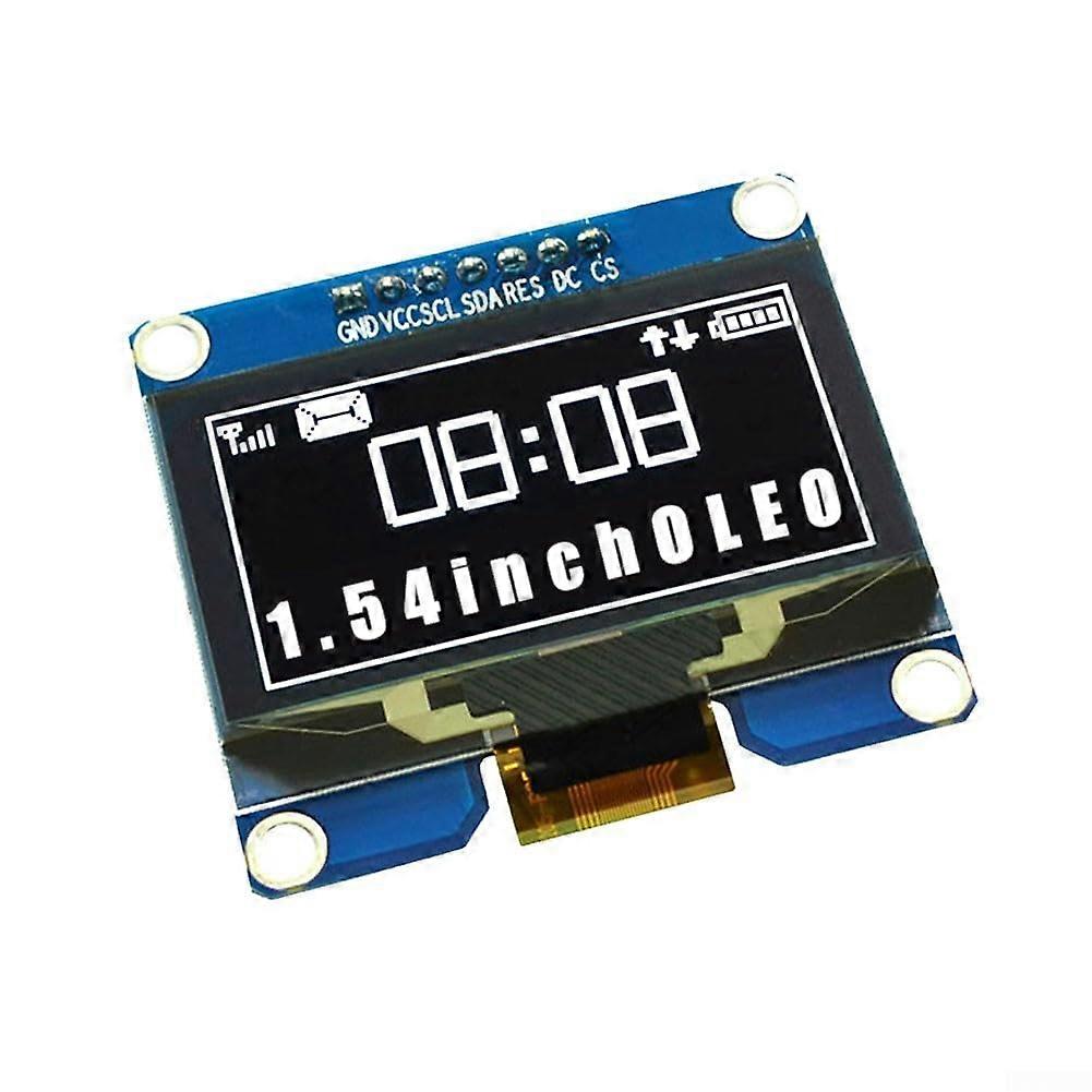1.54 Inch OLED Display Module 128x64 Yellow Screen SSD1309 SPI I2C for Arduino Projects